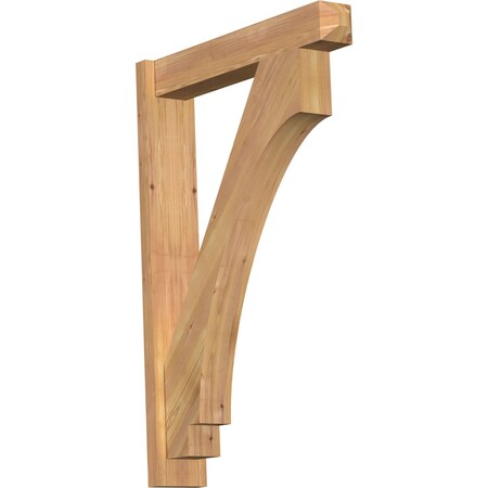 Ekena Millwork Imperial Craftsman Smooth Outlooker, Western Red Cedar, 5 1/2"W x 28"D x 40"H OUT06X28X40IMP04SWR
